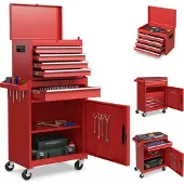 Coast Mobiele Gereedschapwagen - 8 Schuifladen - Incl Wielen - zwart