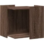 Syfax Kattenbakkast 53x53x51 cm bewerkt hout bruin eikenkleurig