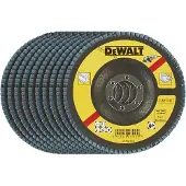 Dewalt Accessoires Lamellen schuurschijf gebogen, Ø115mm, K36 - DT3255-QZ - 10 stuks - DT3255-QZ