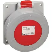 Legrand Inbuilt Socket 400V 16A 5P IP67 P17 - 555389