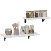 HOMCOM -Keukenpotrek-MDF-80x40x16,5cm-Wit