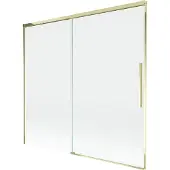 Mexen Rox tweedelige verschuifbare badwand 170 x 150 , transparant, goud - 8C9-170-001-50-00