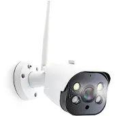 Caliber Smart wifi camera - met LED spots - Wit (HWC404)