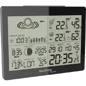 Technoline WS 6760 - Weerstation - DCF-77 klok - Hoogglans zwart