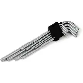 Amio 01039 Torx-sleutels, lang, 230 mm, 9 stuks, type TKL