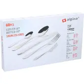 Alpina Bestekset 60-delig RVS Zilver zilver RVS Bestekset