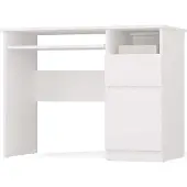 3Xeliving Bureau, wit, 98,5 x 75,5 x 51 cm