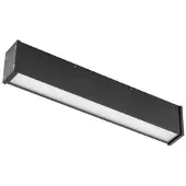 Lyora Strakke plafondlamp Outline S zwart 50cm