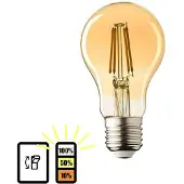 Lyora Dimbare E27 - 4W - 2500K - 3staps