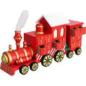 Spiel Werk Kerst Adventkalender Trein Rood