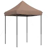 vidaXL Partytent 200 x 200 x 306 cm Bruin Oxford Stof