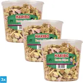 Haribo Schuim Zoute Rijen (3x 150 stuks)