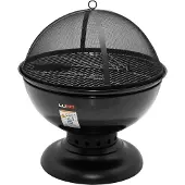 TRIZERATOP Stalen kachel met rooster, 54 cm - W-99717