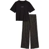Marc o'polo Pyjama ' Mix N Match ' zwart / wit