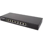 Intellinet 561679: 8-poorts Gigabit switch met PoE+ en PoE-passthrough