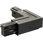 SLV 3 Fase L Connector 1 Aarde Buiten Zwart