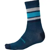 Endura BaaBaa Stripe Winterkousen van merinowol, bosbesblauw || Maat: 37-42