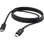 Hama USB-kabel - - 00201593 - 3 m - USB 2.0 - USB C Zwart
