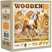 Wooden.City Houten Puzzel, Elegant Paard - Dierenpuzzel, 500 stukjes