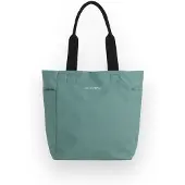 Greentom Shopper - Draagtas, Boodschappentas, Lichtgewicht & Duurzaam (Gerecycled) - Sage Groen