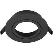 SLV Inbouwring New Tria 95 rond zwart - zonder fitting