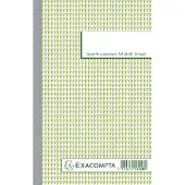 Exacompta 10x Doorschrijfpapier geruit 5x5 21x13,5cm 50 bladen zelfkopiërend papier dupli - - 3248E