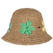 Barts zonnehoed Darshy lichtbruin Meisjes Papier Bloemen - maat 53-55