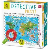 Ludattica puzzel dieren landkaart - educatief speelgoed karton.