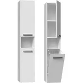 Top E Shop Badkamerkast NEL III, 31x30x174 cm, mat wit