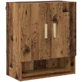 vidaXL Wandkast 60 x 31 x 70 cm Bewerkt hout Oudhout