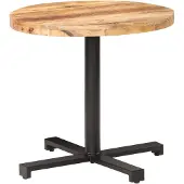Syfax Bistrotafel rond Ø80x75 cm ruw mangohout