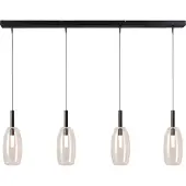 Masterlight 4L hanglamp Ø 11,5cm Lido Olive met helder glas