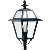Ks Verlichting Nostalgische, vierkante lantaarn lamp Venlo K14A zwart
