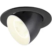 SLV Inbouwspot Numinos Gimble L zwart/wit 4000K - 20gr
