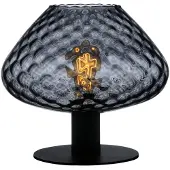 Masterlight Tafellamp Porto met Blossom smoke glas