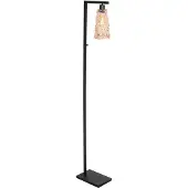 Steinhauer Vloerlamp Vidrio 3838ZW amber geel glas