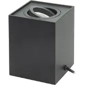 Highlight Strakke tafellamp Rebel vierkant zwart 12,5cm