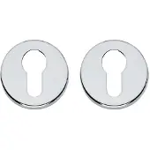 Intersteel Set van 2 cilinderrozetten Tira rond chroom