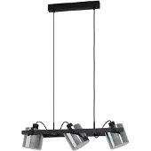 Eglo Hanglamp Hornwood 2 zwart 3-lichts