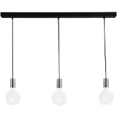 Masterlight Hanglamp Concepto 3-lichts zwart met grijs