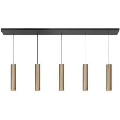 Highlight Eetkamer Hanglamp Perugia Mat Goud 5x Gu10