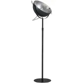Masterlight Staanlamp Industria 175 gunmetal met zilver