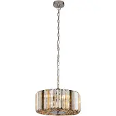 Searchlight Hanglamp Chapeau 35cm chroom met kristalglas