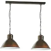Masterlight Landelijke Eettafellamp Industria 2x44