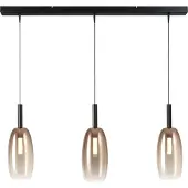 Masterlight 3L hanglamp Ø 11,5cm Lido Olive met gold-fading glas