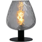Masterlight Tafellamp Porto met Diamond smoke glas