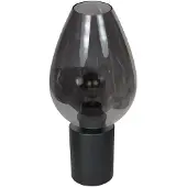 Mexlite Tafellamp Bloeba smoke glas Ø 22,5cm