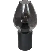 Steinhauer Tafellamp Bloeba Smoke Glas Ø 15cm