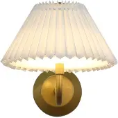 Searchlight Usb Oplaadbare Wandlamp Danish Goud Met Wit