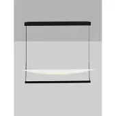 Lyora Design hanglamp Diona ovaal zwart met wit